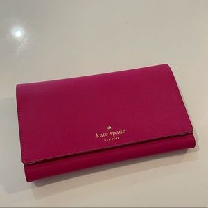 Kate Spade Phoenix Mika Trifold Travel Wallet